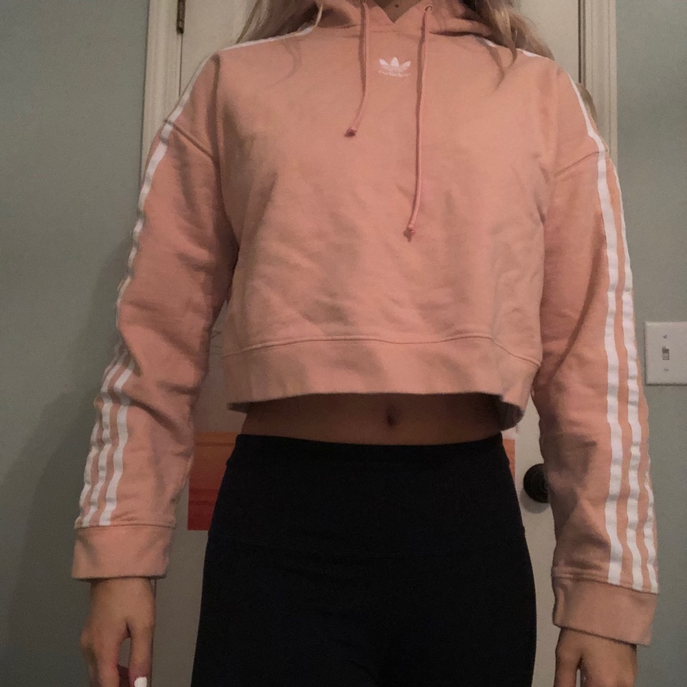 Adidas cropped hoodie